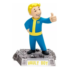 Fallout Movie Maniacs Action Figure Vault Boy (Gold Label) 15 cm