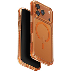 UNIQ Combat MagClick MagSafe kryt iPhone 17 Pro Max Volt Orange