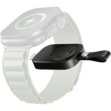 Epico UltraBase mini bezdrátová nabíječka USB-C pro Apple Watch černá Epico UltraBase mini bezdrátová nabíječka USB-C pro Apple Watch černá