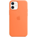 Apple silikonový kryt s MagSafe na iPhone 12 mini kumkvatově oranžový