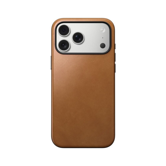 Nomad Modern Leather Case MagSafe kožený kryt iPhone 17 Pro Max English Tan