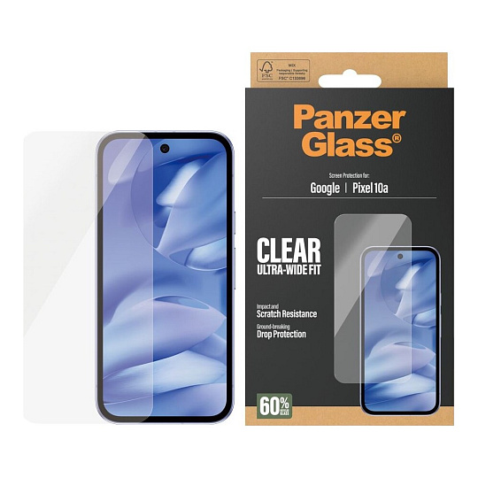 PanzerGlass® Ultra-Wide Fit sklo Google Pixel 10a
