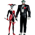 Akční figurky McFarlane Toys Batman: The Animated Series - Harley Quinn and Joker (Gold Label) 15 cm