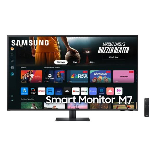 SAMSUNG MT LED LCD 43" Smart Monitor M7 (M70D) Černá, UHD, HDR 10