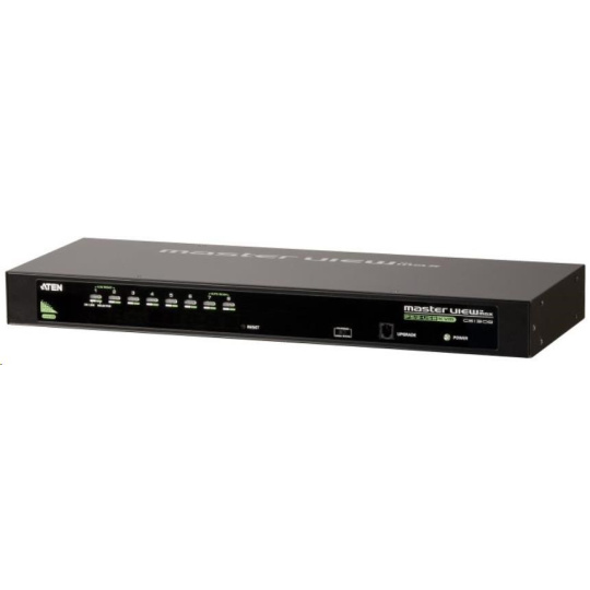 ATEN 8-port KVM PS/2+USB, OSD, rack 19", kombo konzole