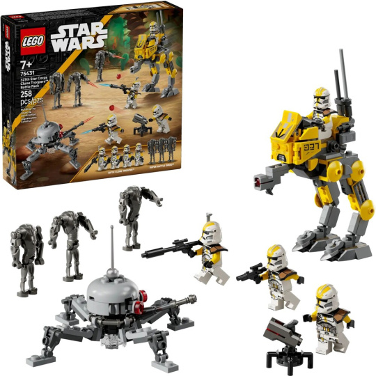 LEGO Star Wars 75431 Bitevní balíček klonovaných vojáků z 327. hvězdného sboru LEGO Star Wars 75431 Bitevní balíček klonovaných vojáků z 327. hvězdného sboru