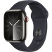 Apple Watch Series 9 Cellular 41mm Grafitová ocel s temně inkoustovým sportovním řemínkem M/L