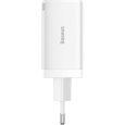 Baseus GaN5 Pro rychlonabíječka 65W  2x USB-C, 1x USB bílá