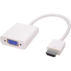 PremiumCord HDMI/VGA + 3,5mm redukce bílá