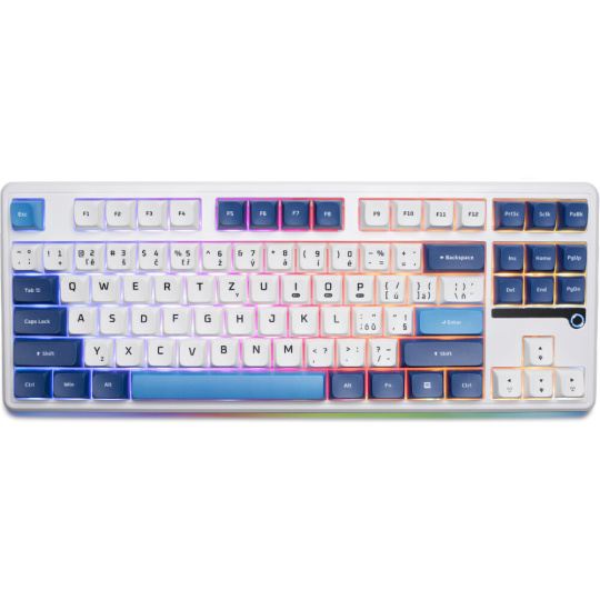 TIGO Aurora Outemu Sunset herní klávesnice (CZ/SK) bílá TIGO Aurora Outemu Sunset herní klávesnice (CZ/SK) bílá