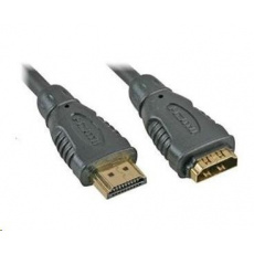 PREMIUMCORD Kabel prodlužovací HDMI - HDMI 1m, zlacené konektory