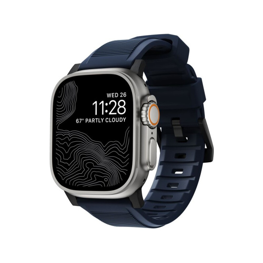 Nomad Rugged Strap řemínek Apple Watch 49/45/44/42mm modrý/černý