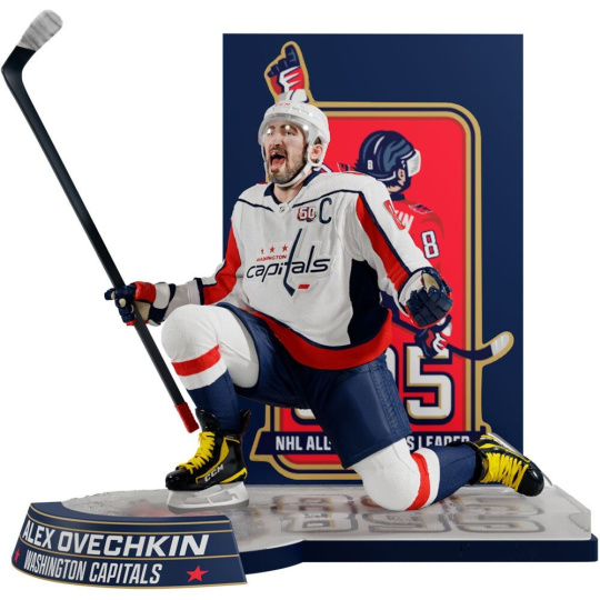 Soška McFarlane Toys NHL: Alex Ovechkin All-Time Goals Leader Autographed 28 cm