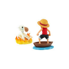 Figurka Bandai Banpresto ONE PIECE - MONKEY.D.LUFFY & GOING MERRY 8 cm