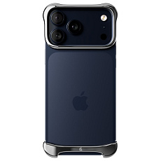 Arc Pulse hliníkový ochranný rám iPhone 17 Pro Max stříbrný