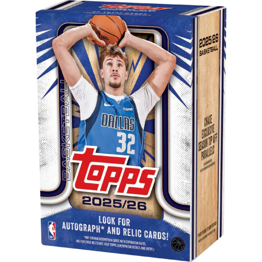 Basketbalové karty 2025/26 Topps Basketball Value Box