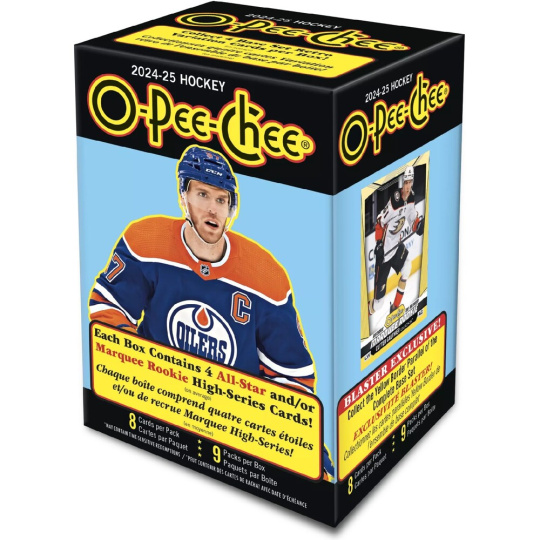 Hokejové karty 2024-25 Upper Deck O-Pee-Chee Hockey Blaster Box