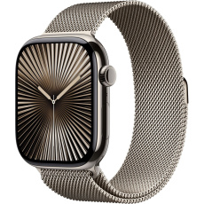 Apple Watch Series 10 Cellular 46mm Přírodní titan s přírodním milánským tahem M/L Apple Watch Series 10 Cellular 46mm Přírodní titan s přírodním milánským tahem M/L