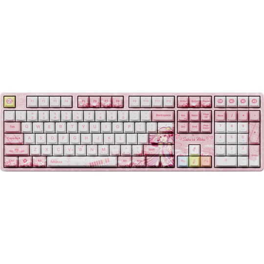 Akko x Sakura Miku 5108B Plus herní klávesnice (US)
