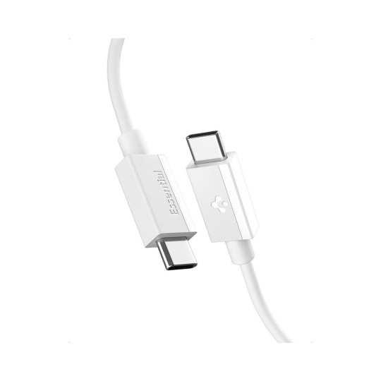 Spigen Essential USB-A/USB-C kabel (60W) 1 m bílý (EB6010AC) Spigen Essential USB-A/USB-C kabel (60W) 1 m bílý (EB6010AC)