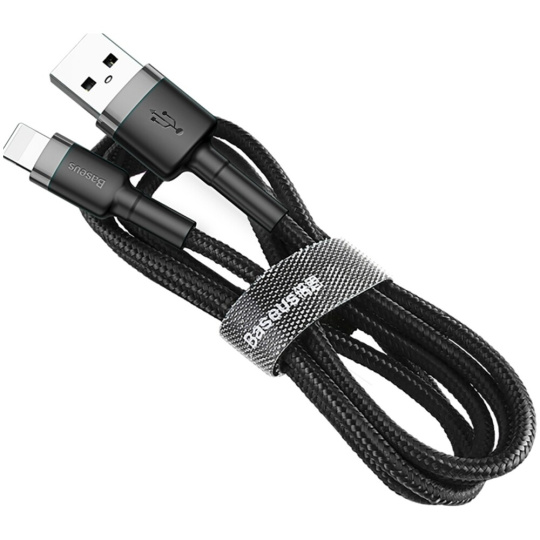 Baseus Cafule kabel USB/Lightning 1.5A 2m šedý/černý