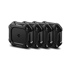 Spigen Tough Armor IP67 voděodolné pouzdro pro Apple AirTag black (4 ks)