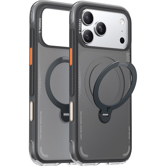 Torras Ostand Q3 Air MagSafe kryt iPhone 17 Pro Max shadow black
