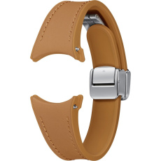 Samsung D-Buckle hybridní řemínek z eko kůže (S/M) Camel