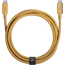 Native Union Belt Cable Pro 240W (USB-C–USB-C) 2,4m, kraft