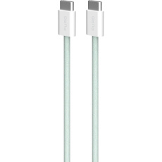 PURO Fabrik 2.0 USB-C/USB-C kabel (60W) 1,5 m, zelený