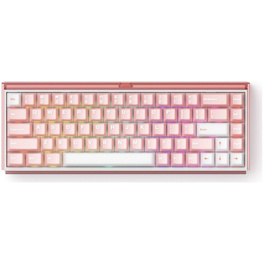Akko RAY68 HE Akko AstroAim bezdrátová herní klávesnice (US) růžovobílá