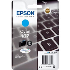 EPSON Ink bar WF-4745 Series Ink Cartridge "Klávesnice" L Cyan 1900 str. (20,3 ml) EPSON Ink bar WF-4745 Series Ink Cartridge "Klávesnice" L Cyan 1900 str. (20,3 ml)
