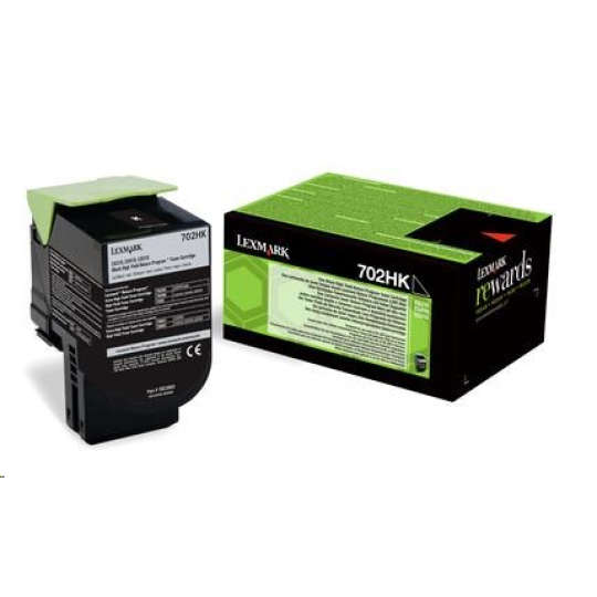 LEXMARK černý toner 702HK pro: CS310/410/510, z programu Lexmark Return (4 000 stran)