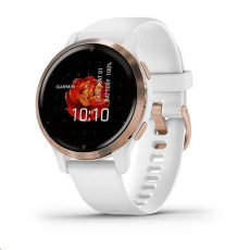 BAZAR - Garmin GPS sportovní hodinky Venu2S Rose Gold/White Band, EU - použité (pouze hodinky)
