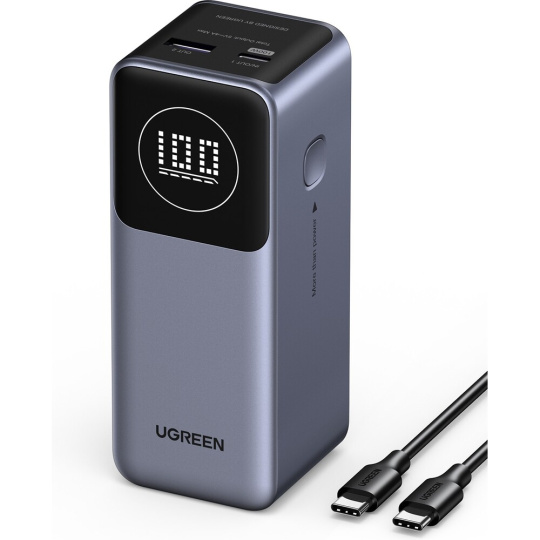 UGREEN Nexode 12000mAh Quick Charging (100W) powerbanka šedá