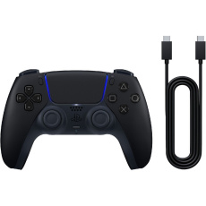 DualSense Wireless Controller Midnight Black + kabel USB pro PC