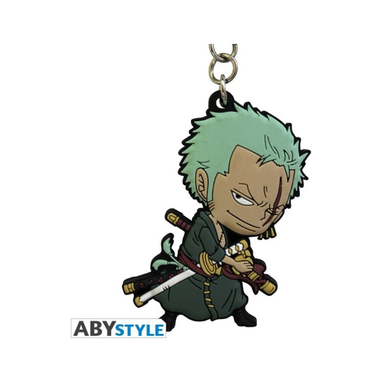 Gumová klíčenka Abysse Corp One Piece - Zoro