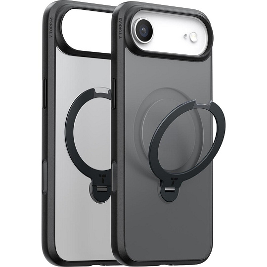 Torras Ostand Q3 Spin MagSafe kryt iPhone Air black