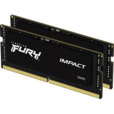 BAZAR KINGSTON SODIMM DDR5 64GB (Kit of 2) 4800MT/s CL38 FURY Impact (ROZBALENO, PLNÁ ZÁRUKA)