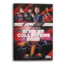 Samolepky Topps F1 2025 Special Anniversary Edition - Sběratelské Album + Samolepky