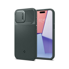 Spigen Optik Armor MagFit kryt iPhone 15 Pro Max zelený