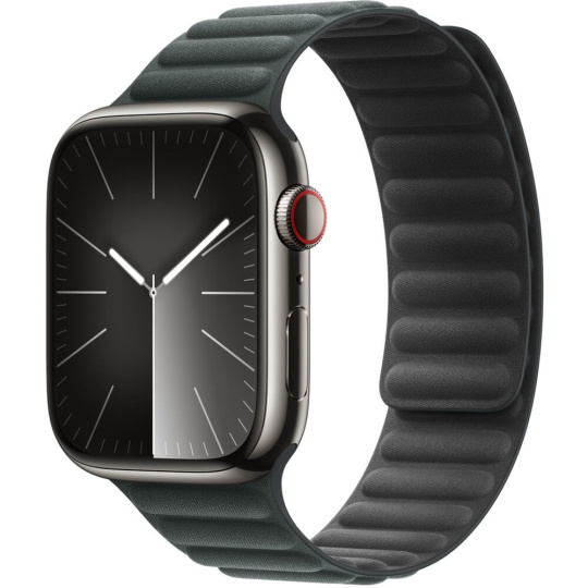 Apple Watch 49/45/44/42mm listově zelený magnetický tah S/M