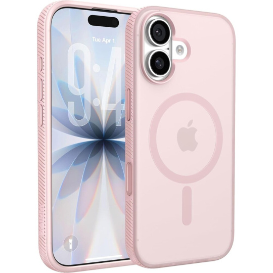 Belkin SheerForce Grip MagSafe kryt iPhone 17 růžový Belkin SheerForce Grip MagSafe kryt iPhone 17 růžový