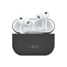 FIXED Silky silikonové pouzdro pro Apple AirPods Pro 3 černé
