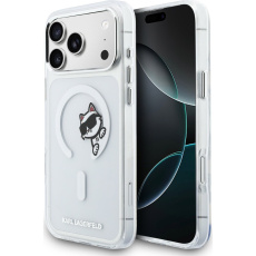 Karl Lagerfeld IML Choupette Peekaboo MagSafe kryt iPhone 17 Pro Max čirý