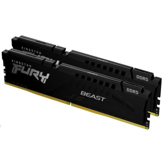 KINGSTON DIMM DDR5 32GB (Kit of 2) 5200MT/s CL36 FURY Beast Černá EXPO