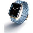 UNIQ Aspen Designer Edition řemínek Apple Watch 42/41/40/38mm Cerulean Blue