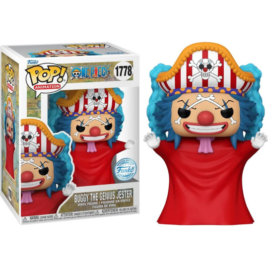 Funko POP! #1778 Animation: One Piece - Buggy (Post Time-Skip) (Exclusive)