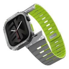 SKINARMA Gemini + Atom řemínek a kryt Apple Watch 46mm limetkový (neonový) SKINARMA Gemini + Atom řemínek a kryt Apple Watch 46mm limetkový (neonový)