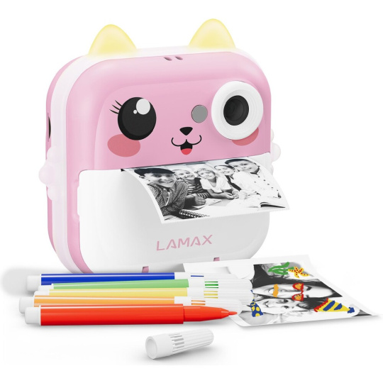 LAMAX InstaKid2 Plus dětský fotoaparát růžový LAMAX InstaKid2 Plus dětský fotoaparát růžový